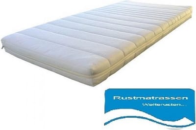 Ledikant Matras 60x120 x10 cm-Koudschuim-Anti-allergische wasbare hoes met rits.
