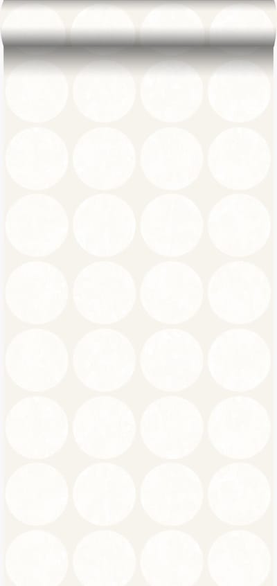 Origin Wallcoverings behang grote verweerde bollen roomwit - 347606 - 53 cm x 10,05 m