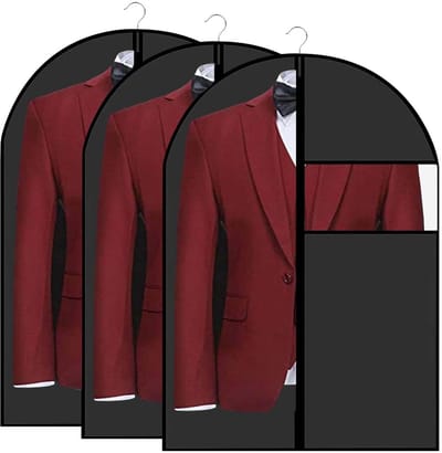 Store_9 - Kledinghoezen - Stofdicht en waterdicht - Zwart - Kledingzakken - Bescherm je kleding - Geschikt voor jassen en rokken