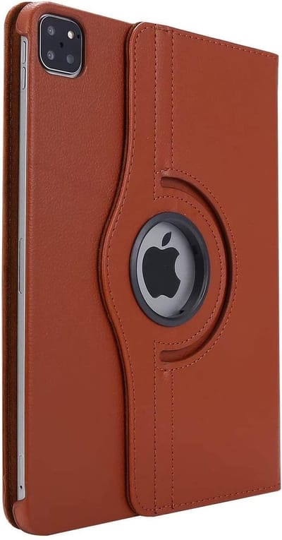 Tablethoesje Geschikt voor: Apple iPad Pro 2020 / 2021 / 2022 (11 inch) Draaibaar Hoes 360 Rotating Multi stand Case - cover - Bruin