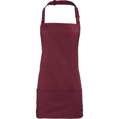 Premier Kleuren 2-in-1 schort / werkkleding (Pack of 2) (Bourgondië)