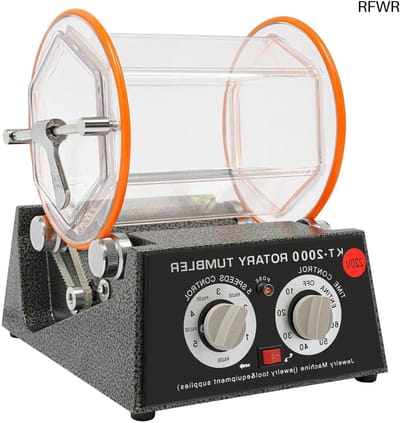 RFWR® Polijstmachine voor sieraden - 150 W automatische roterende trommel met 5 snelheidsinstellingen