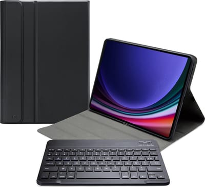 Mobilize Tablethoes geschikt voor Samsung Galaxy Tab S9 Hoes | Mobilize Detachable Bluetooth Keyboard -