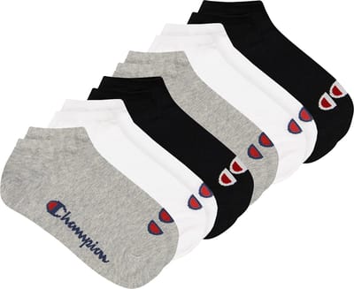 SOKKEN 6 paar Champion sneakersokken, maat. 35 - 46 Unisex sneaker korte sokken