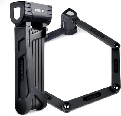 Heavy Duty Vouwslot 2,95 Ft - Veilig Anti-Diefstal Fietsslot voor Fietsen, E-bikes en Scooters