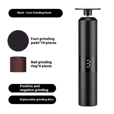 Elektrische Nagel- en Voetverzorging Set – 3 Snelheden, LCD-scherm, 16 Verwisselbare Koppen | Thuis Nail Care, Hand- en Voetverzorging | Snelle Oplaadbare Nageltool | Nagelfrees, Nagelpolijstmachine, Pedicure en Manicure Set