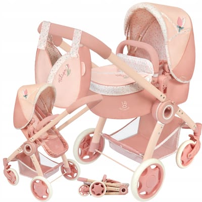 DeCuevas Toys 3-in-1 Kinderwagen en Speelbox 80574