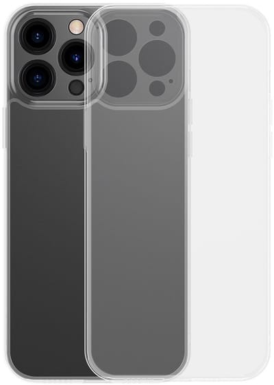 Baseus Frosted Glass Case - Telefoonhoesje - Transparant - Hybride Bescherming - Geschikt voor iPhone 13 Pro Max