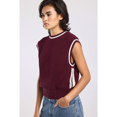 America Today Gaya Bordeaux Maat: XS | Sweaters Outlet | Dames | Bordeaux