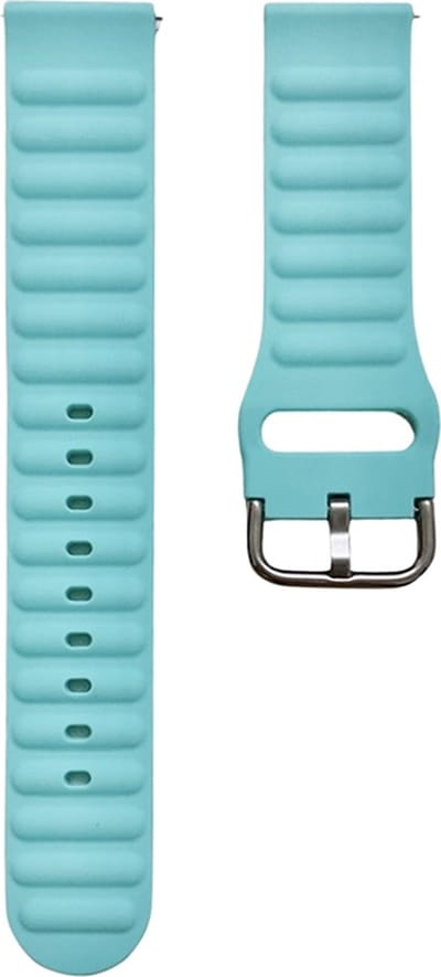 Siliconen bandje - geschikt voor Garmin Venu 2s / 3s / 4 (41mm) / Vivoactive 4s / Forerunner 255s / 265s - Huawei Watch GT 5 Pro - 42mm / GT 6 / GT 5 / GT 4 - 41mm - mintgroen