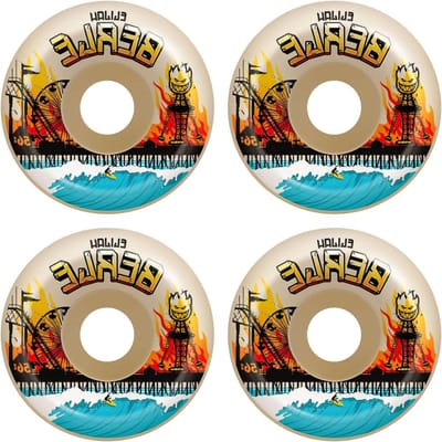 Skateboard Wielen - Outdoor Wielen - Straat Skaten - Hoge Snelheid Controle - 56mm 99A - Natuurlijk
