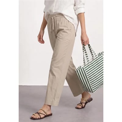 Straight Legs broek met omgeslagen detail