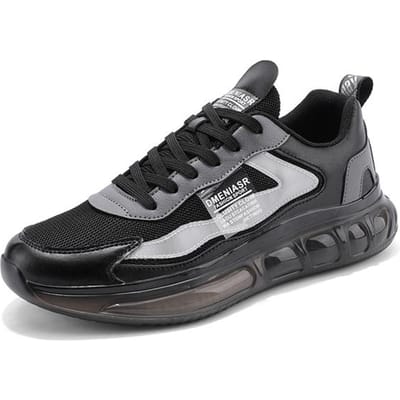 Chaussures Décontractées pour Hommes Mocassins Semelle Épaisse Chaussures de Papa Baskets de Mode pour Hommes Chaussures d'Entraînement Durables Chaussures pour Hommes Chaussures de Fitness pour Hommes 39 noir