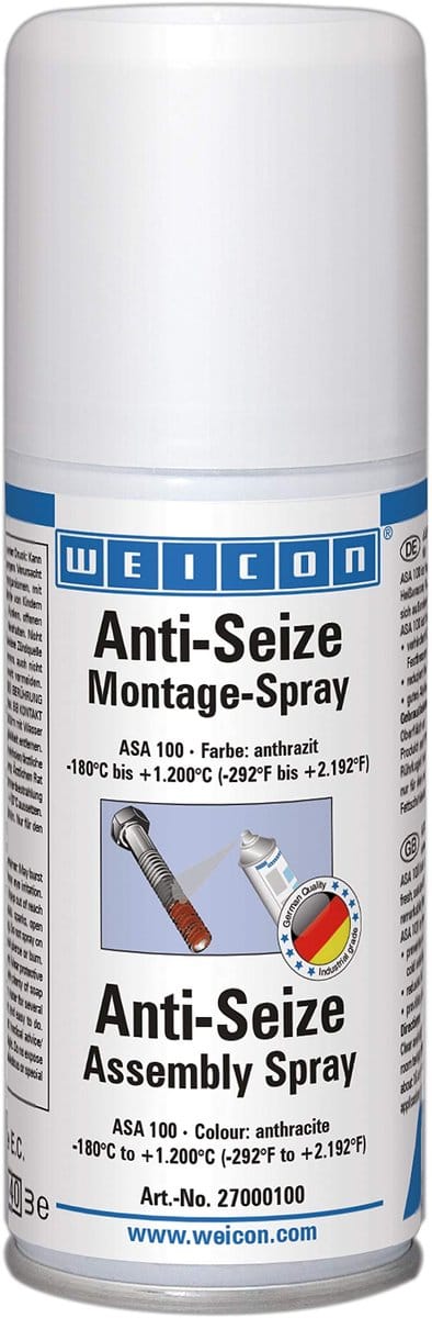 WEICON Anti-Seize Montagespray – 100 ml – corrosiebescherming