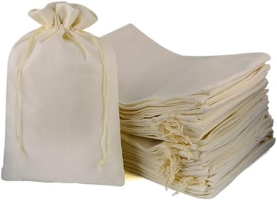 Set van 20 Jute Zakjes met Trekkoord 20x30 cm - Ideaal voor Cadeaus, Opslag en Ambachten