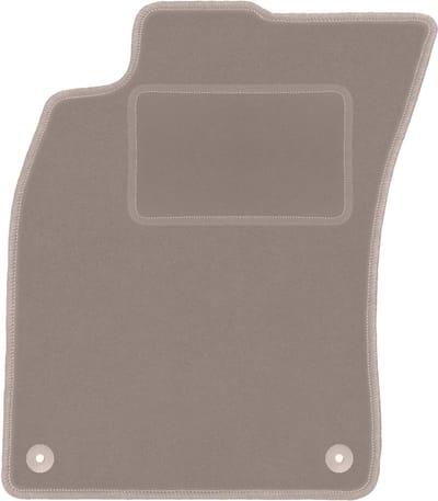 Beige bestuurdersmat voor: Audi A6 C6 sedan, stationwagen, avant (2004-2006)
