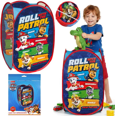 Paw Patrol Opvouwbare speelgoedmand, opbergmand voor de kinderkamer, ruim 70L
