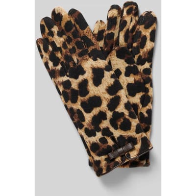 Handschoenen met all-over dierenprint