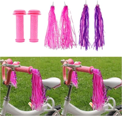 Fiets Handvatten - Stuurgrepen Kinderfiets - Personaliseren Fietsen - Zacht Comfortabel Duurzaam - 1 Paar Grepen - One Color