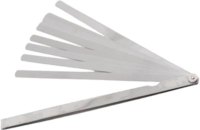 Voelermaat 300 mm - Meetinstrument Bladen - Nauwkeurig Meten - 17 Bladen Roestvrij Staal - 0.02-1 mm - Zilver