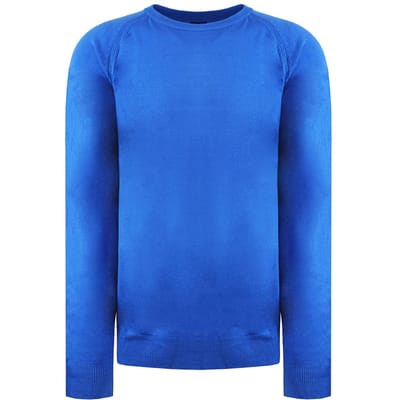 Island Green Raglan Heren Marine Trui