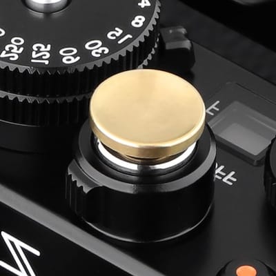 12mm Koper Sluiterknop voor Fujifilm en Nikon Camera's - Concave Oppervlak, Nieuwe Versie, Duurzaam en Lichtgewicht Accessoire