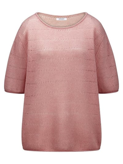 Trui 100% kasjmier Van Peter Hahn roze