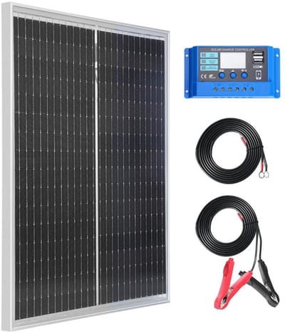 Zylo® Zonnepanelen Compleet Pakket - Zonnepanelen - 33 x 34 x 5 cm - Zwart