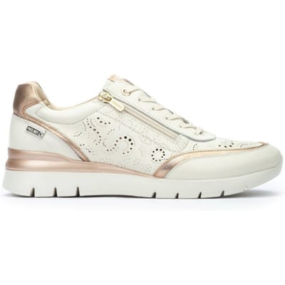 Pikolinos Cantabria dames sneaker - Ecru - Maat 42