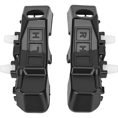 2 STUKS Voorbumper Zijbeugel 865132V000 Buitenste Bevestigingsbeugel Voorbumperkap Vervanging Voor Veloster gray