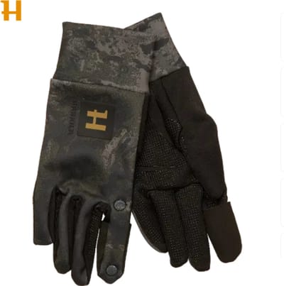 Härkila NOCTYX camo fleece Handschoen w/foldback finger- Maat M -Winter Handschoen- Warme Handschoen