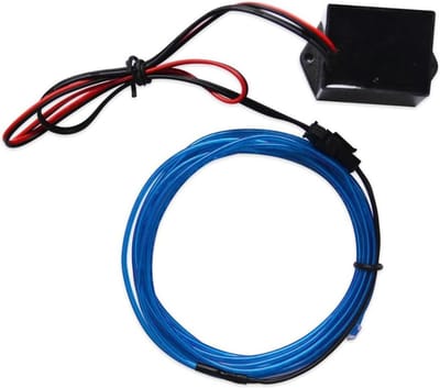 EL wire - BLAUW - interieur verlichting - 12 Volt - 2 meter