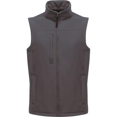 Regatta Heren Flux Softshell Bodywarmer / Mouwloos Jasje (Waterafstotend & Windbestendig) (Zeehond Grijs/Seal Grijs)