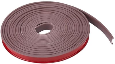 Dailygoods- Rubberen Rand 19 mm Dik - Zelfklevend Profiel - TPE-Materiaal - Flexibel - Randbescherming - Gemakkelijk te Knippen - Randprofiel