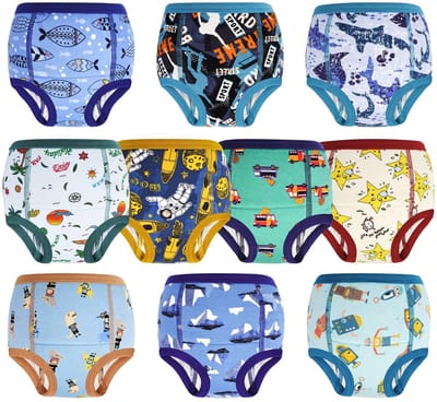 Cosensi - Training Pants - Potty Training - Comfortabel en Absorberend - 10 Stuks - Ondergoed voor Kinderen - Geschikt voor Peuters en Kleuters - 8...