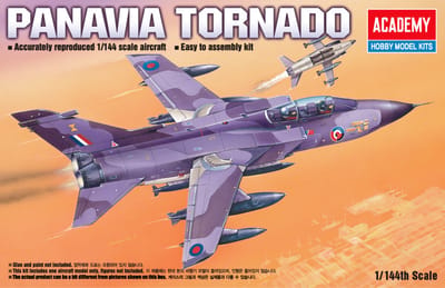 Academy Modelbouwpakket Militaire voertuigen - 12607 Panavia Tornado - Europese Straaljager Plastic - 1:144 - Modelbouw
