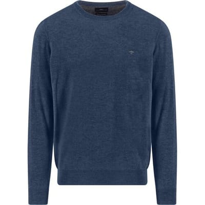 Fynch-Hatton Trui O-Neck Merino Cashmere Night / male
