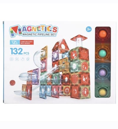 Magnetische Knikkerbaan - 132 delig