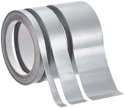 Dailygoods- Boekbindtape 5 Rollen - 3 Soorten Lichtgrijs - 10/25/50 mm Breed - Polyethyleen - 20 m/Rol - Voor Boekrestauratie - Reparatietape