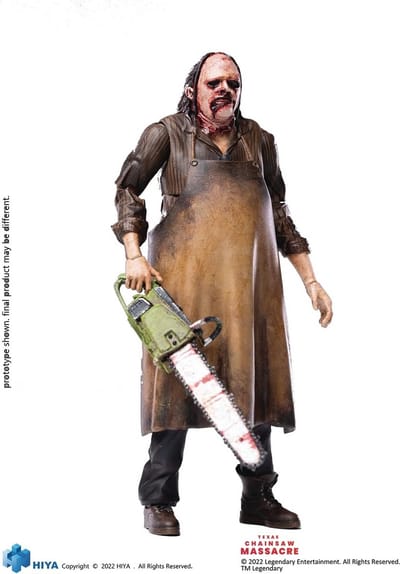 Actionfiguur Leatherface 1:18 Schaal - Gebaseerd op Texas Chainsaw Massacre (2022)