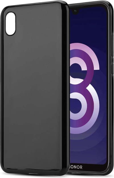 Cadorabo Hoesje geschikt voor Huawei Y5 2019 / Enjoy Play 8 / Honor 8S in ZWART - Beschermhoes gemaakt van flexibel TPU Silicone Case Cover