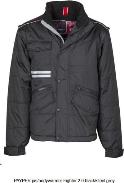 Payper Fighter 2.0 - black/steel grey - L