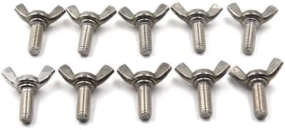 Rvs Vleugelbout M8x40 Set - Handvast Blondeer Schroeven (10 Stuks)