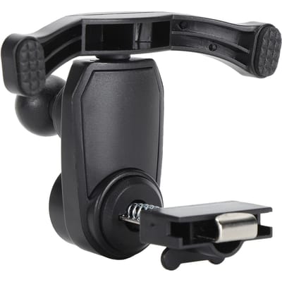 Auto Handheld Radio en Microfoon Ventilatiehouder Verstelbaar Stabiel Zwart Telefoon Luchtuitlaat Houder voor Telefoons CB