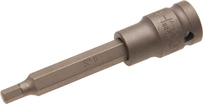 BGS Kracht dopsleutelbit lengte 100 mm 1/2 inbus 6 mm