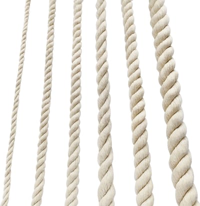 Dailygoods- Katoenen Touw 10 mm - Dikke Touw - Macramé Touw - Zacht Touw - Terrastouw - Duurzaam en Milieuvriendelijk 4 meter