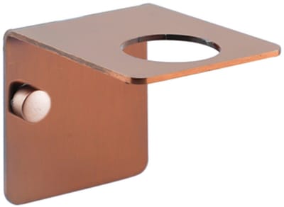 FugaFlow Eccelente Acces Zeephouder - wand - Geborsteld koper PVD (Koper)