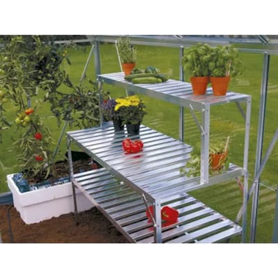 Vitavia Kit Voor Tafelopzetstuk Geanodiseerd Aluminium 121x28x39cm