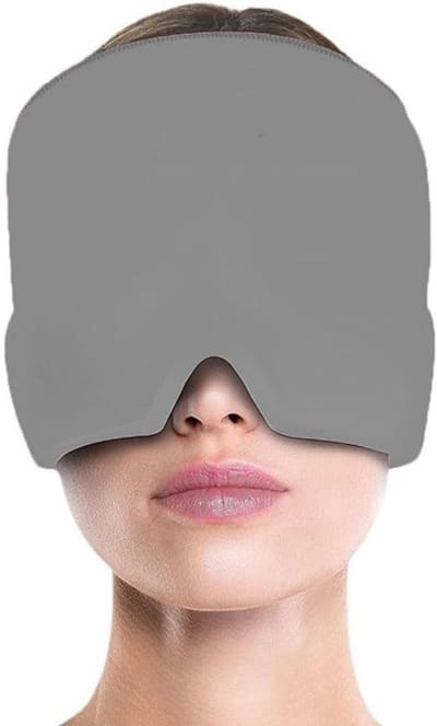 CLVP® Migraine Masker - Hoofdpijn Muts - Directe Verlichting - Grijs