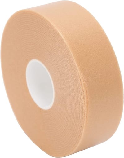 Voetsteunrol en ademend hielschuimtape voor optimale voetgezondheid, 2,5 cm x 4,5 m, ideaal voor pijnverlichting en comfort